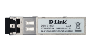D-Link DEM-311GT 1000Base-SX SFP Multi-mode Fiber Transceiver 