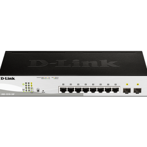 D-Link DGS-1210-10P 8-Port Gigabit Smart Managed PoE Switch+2SFP