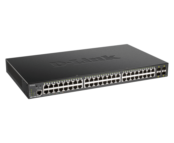 D-Link DGS-1250-52XMP 52-Port 10-Gigabit Smart Managed PoE Switch