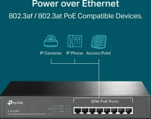 TL-SG1008MP 8 Port Gigabit Desktop/ Rackmount Poe+ Switch