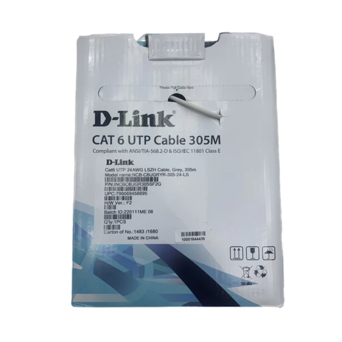 D-Link Cat6 UTP Indoor Ethernet Cable