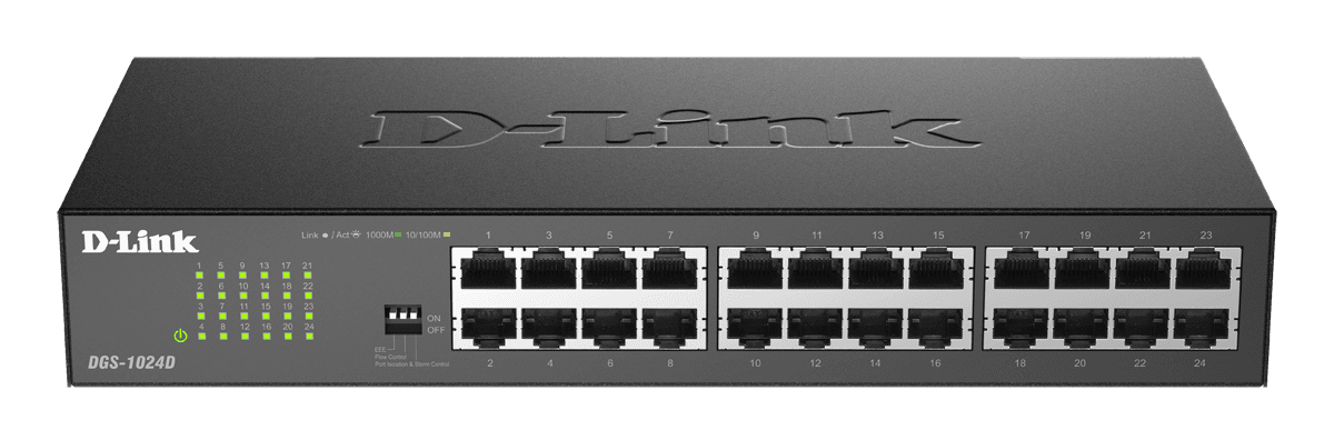 DGS-1024D/B – 24-Port Gigabit switch